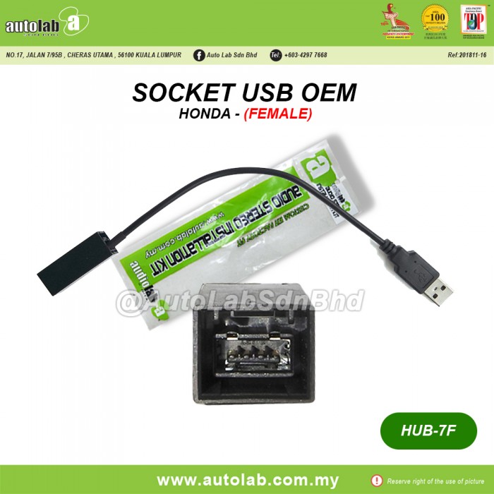 Socket USB OEM Honda (Female)